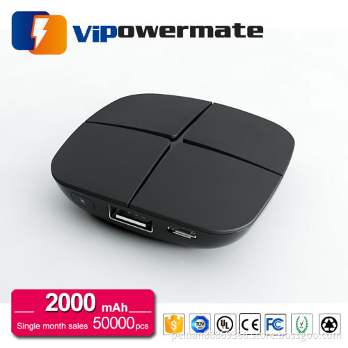 New style wholesale portable mobile mini 2000mah, 2200mah, 2600mah power bank